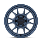 KMC KM729 Range 17x8.5 Inch Metallic Blue Off-Road Wheel with 5x127 Bolt Pattern and -10 Offset