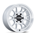KMC KM729 RANGE 17x8.5 Inch Alloy Wheel with Gloss Silver Machined Face and -10 Offset