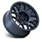 KMC KM730 Hatchet 17x8.5 Metallic Blue Off-Road Wheel with 6x139.7 Bolt Pattern and +25 Offset