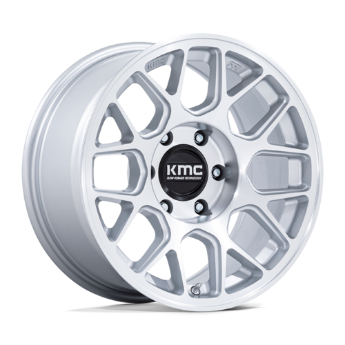 KMC KM730 Hatchet 17x8.5 Inch Alloy Wheel with 6x135 Bolt Pattern and Machined Face Finish