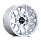KMC KM730 Hatchet 17x8.5 Inch Alloy Wheel with 6x135 Bolt Pattern and Machined Face Finish