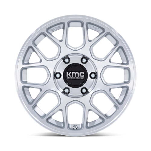 KMC KM730 Hatchet 17x8.5 Inch Alloy Wheel with 6x135 Bolt Pattern and Machined Face Finish