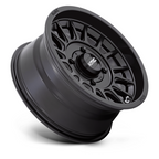 KMC Powersports KS138 Impact UTV 15x7 Satin Black Wheel with 4x156 Bolt Pattern and +10 Offset