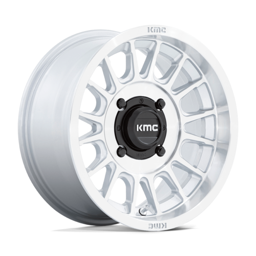 KMC Powersports Impact UTV 15x7 Silver Machined Face Wheel with 4x156 Bolt Pattern and +10 Offset