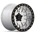 KMC Powersports KS235 Grenade UTV Beadlock 15x6 Wheel with Machined Finish and 4x156 Bolt Pattern