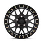 KMC Powersports KS235 Grenade UTV Beadlock Wheel 14x7 Satin Black, 4x156 Bolt Pattern, 10mm Offset