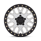 KMC Powersports KS235 Grenade UTV Beadlock Wheel 15x6 with Machined Finish and 5x114.3 Bolt Pattern