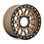 KMC Powersports KS235 GRENADE UTV Beadlock Wheel 15x7 Satin Bronze 4x137 Bolt Pattern