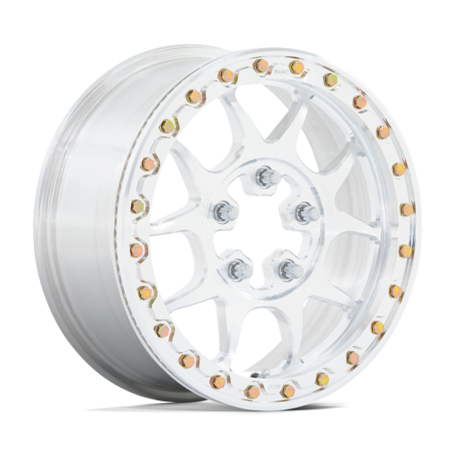 KMC Powersports KS437 Toro Forged UTV Beadlock Wheel 15x6 with Raw Machined Finish and 5x114.3 Bolt Pattern