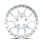 KMC Powersports KS437 Toro Forged UTV Beadlock Wheel 15x6 with Raw Machined Finish and 5x114.3 Bolt Pattern