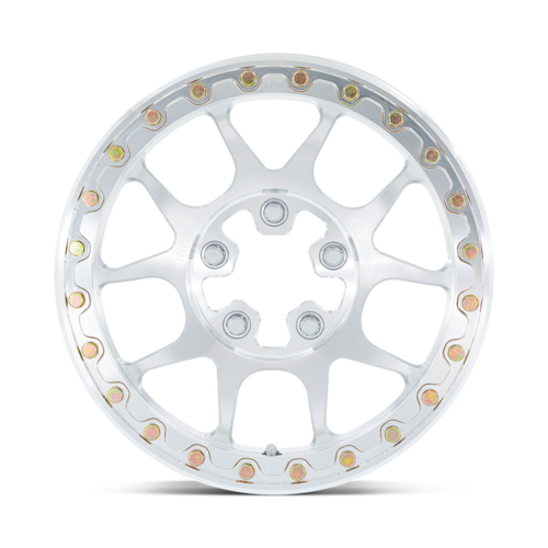 KMC Powersports KS437 Toro Forged UTV Beadlock Wheel 15x10 5x114.3 Raw Machined Finish