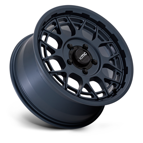 KMC Powersports Technic UTV 15x7 Metallic Blue Off-Road Wheel with 4x137 Bolt Pattern and +38 Offset