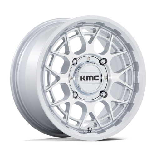 KMC Powersports Technic UTV 15x7 Silver Machined Wheel (Part KS139SD15704438)