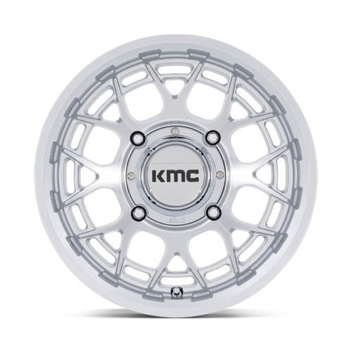 KMC Powersports Technic UTV 15x7 Silver Machined Wheel (Part KS139SD15704438)