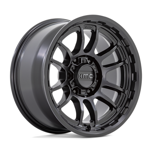 KMC KM727 WRATH 17x8.5 Satin Black Wheel with -10 Offset and 5x127 Bolt Pattern