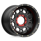 KMC Powersports KS135 Grenade UTV 14x10 Satin Black Wheel with 4x156 Bolt Pattern