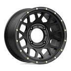 KMC Powersports KS135 GRENADE UTV 14x7 Satin Black Wheel with 4x137 Bolt Pattern and 112.10mm Center Bore