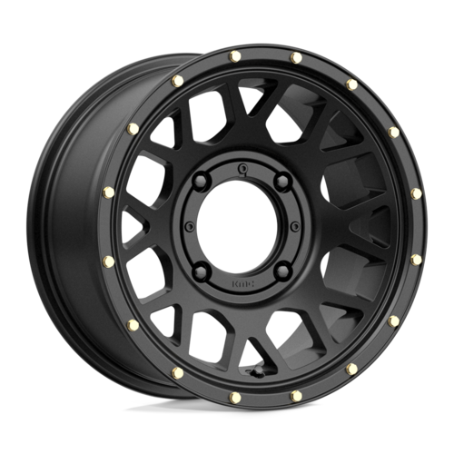 KMC Powersports KS135 Grenade UTV 14x7 Satin Black Wheel with 4x156 Bolt Pattern and 10mm Offset