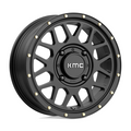 KMC Powersports KS135 Grenade UTV 15x6 Satin Black Wheel with 4x156 Bolt Pattern and 38mm Offset