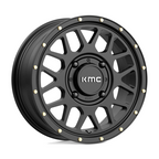 KMC Powersports KS135 Grenade UTV 15x6 Satin Black Wheel with 4x137 Bolt Pattern and 38mm Offset