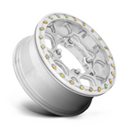 KMC Powersports KS433 MESA Forged UTV Beadlock Wheel 15x6 - Raw Machined Finish with 4x156 Bolt Pattern and 38mm Offset