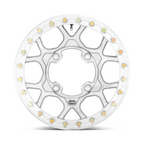 KMC Powersports KS433 MESA Forged UTV Beadlock Wheel 15x6 - Raw Machined Finish with 4x156 Bolt Pattern and 38mm Offset