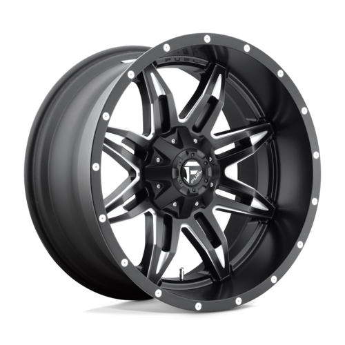 Fuel 1PC D567 LETHAL 20x9 Matte Black Milled Wheel with 8x180 Bolt Pattern and 20mm Offset
