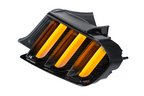 Morimoto XB LED Tail Lights for Ford Mustang 2015-2022, Clear Amber Sequential