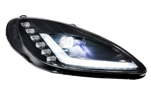 Morimoto MM XB Headlights for Chevrolet Corvette (2005-2013, Gen 2) - Clear Lens, Black Housing