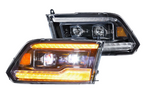 Morimoto MM XB Headlights for Dodge Ram 2009-2018 Amber DRL - Part Number LF520-A-ASM