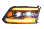 Morimoto MM XB Headlights for Dodge Ram 2009-2018 Amber DRL - Part Number LF520-A-ASM