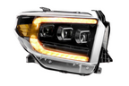 Morimoto MM XB Headlights for Tundra (2014-2020) Amber DRL - Part Number LF532.2-A-ASM