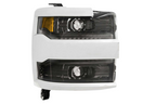 Morimoto MM XB Headlights for Silverado HD (2015-2019) - Silver Finish