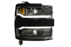 Morimoto MM XB Headlights for Silverado HD (2015-2019) - Silver Finish