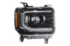Morimoto MM XB Headlights for GMC Sierra (2014-2018) - Clear Lens with Black Housing
