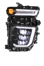 Morimoto MM XB LED Headlights for Silverado HD (2020+), Silver Finish