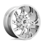 Fuel 1PC D746 Lockdown 20x9 Chrome Alloy Wheel with 5x139.7 Bolt Pattern