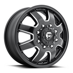 Fuel 1PC Maverick DRW 17x6.5 Matte Black Milled Wheel with 8x200 Bolt Pattern and 116mm Offset
