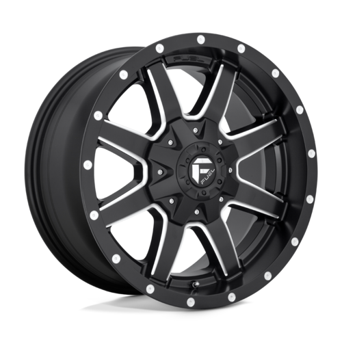 Fuel 1PC D538 Maverick 20x10 Matte Black Milled Wheel with -18 Offset and 8x165.1 Bolt Pattern