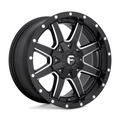 Fuel 1PC Maverick 17x9 Matte Black Milled Wheel with 6x135/6x139.7 Bolt Pattern and +20 Offset