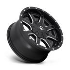 Fuel 1PC Maverick DRW 17x6.5 Matte Black Milled Wheel with 8x200 Bolt Pattern and 116mm Offset