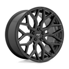 Niche 1PC M261 MAZZANTI 19x8.5 Matte Black Wheel with 5x112 Bolt Pattern and 66.56mm Center Bore