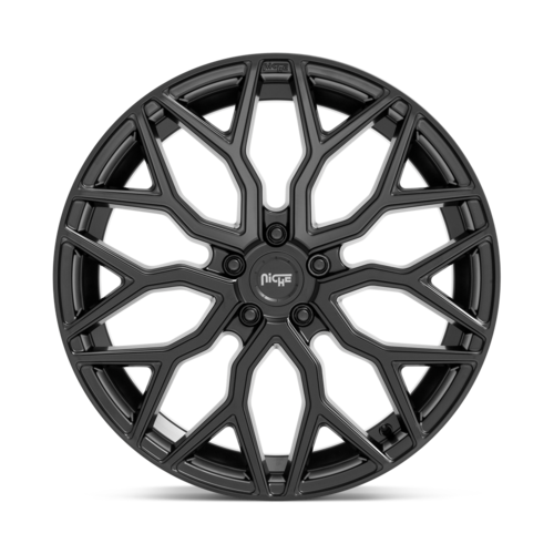 Niche 1PC M261 MAZZANTI 19x9.5 Matte Black Wheel with 5x112 Bolt Pattern and 66.56mm Center Bore