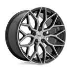 Niche 1PC M262 MAZZANTI 20x10.5 Wheel with Gloss Black Brushed Face Finish and 5x112 Bolt Pattern