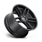 Niche 1PC METHOS 19x8.5 Inch Gloss and Matte Black Wheel with 5x114.3 Bolt Pattern and +35 Offset