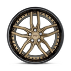 Niche 1PC M195 METHOS 19x9.5 Matte Bronze Black Bead Ring Wheel with 5x114.3 Bolt Pattern and +35 Offset