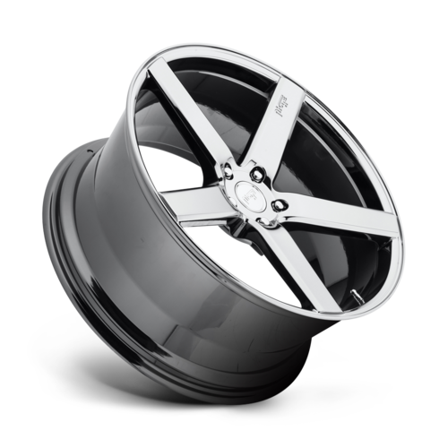 Niche 1PC M132 Milan 19x8.5 Chrome Wheel with 5x114.3 Bolt Pattern and +35 Offset
