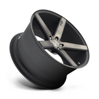 Niche 1PC Milan 19x8.5 Matte Black Machined Wheel with Double Dark Tint - Offset +35