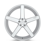 Niche 1PC M135 Milan 20x8.5 Inch Alloy Wheel with 5x114.3 Bolt Pattern and Gloss Silver Machined Finish