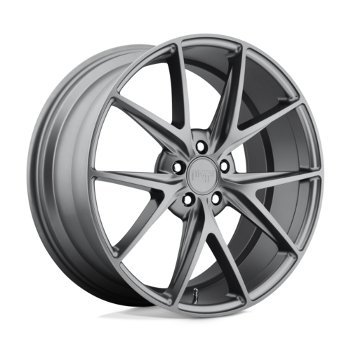 Niche 1PC M116 MISANO 19x8.5 Matte Gunmetal Wheel with 5x112 Bolt Pattern and 66.56mm Center Bore